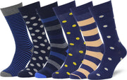 Easton Marlowe Sokken Heren - 6 Pack - Motief #40 Maat 43-46