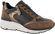 Graceland Dames Bruine chunky sneaker sierrits - Maat 37