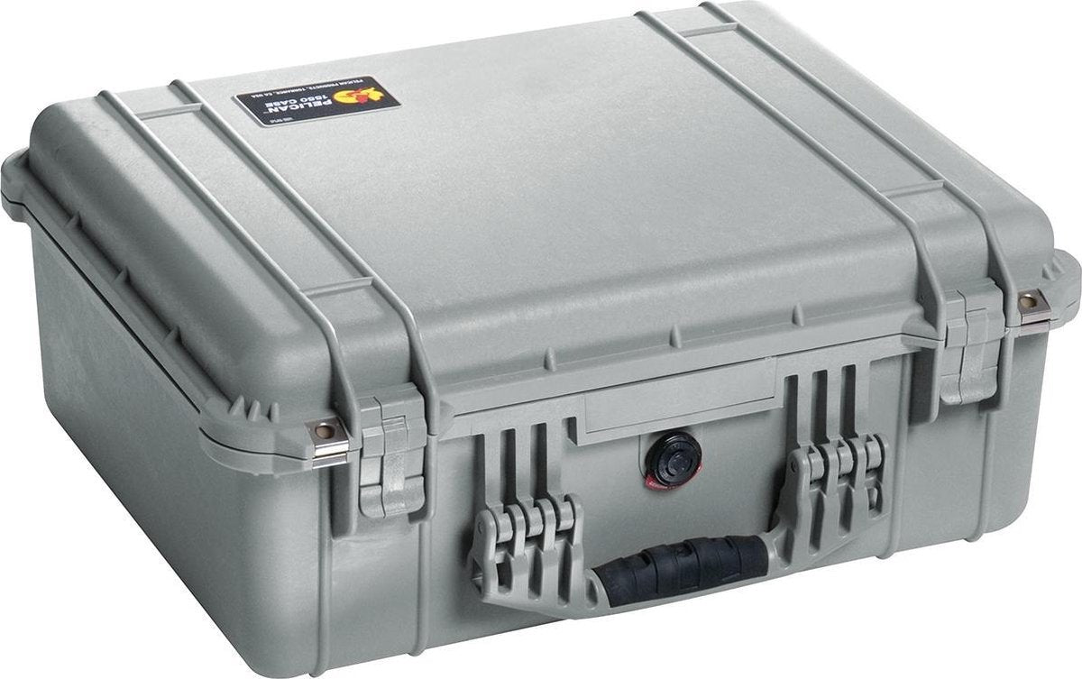 Peli Case   -   Camerakoffer   -   1550   -  Zilver   -  excl. plukschuim  52
