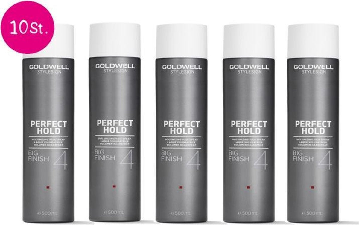10x Goldwell StyleSign Big Finish Hair Spray 500ml
