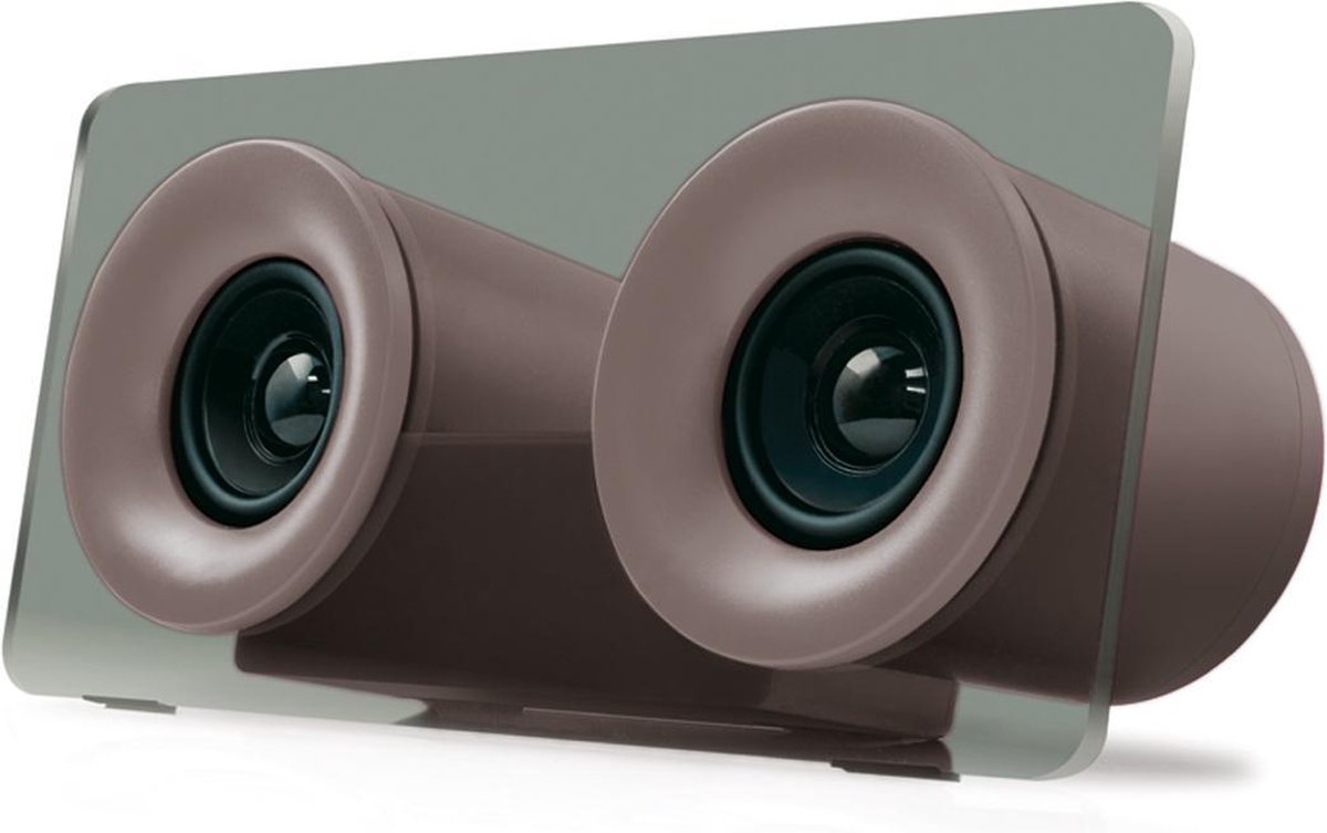 I-total Bluetooth-speaker 2drums 6w Oplaadbaar 24 X 11 Cm Grijs