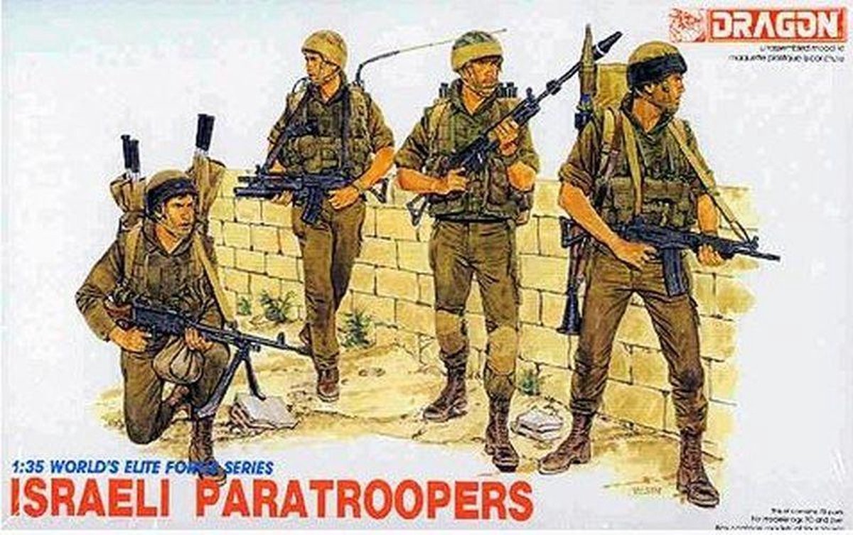 Dragon - 1/35 Israeli Paratroopers - DRA3001 - modelbouwsets