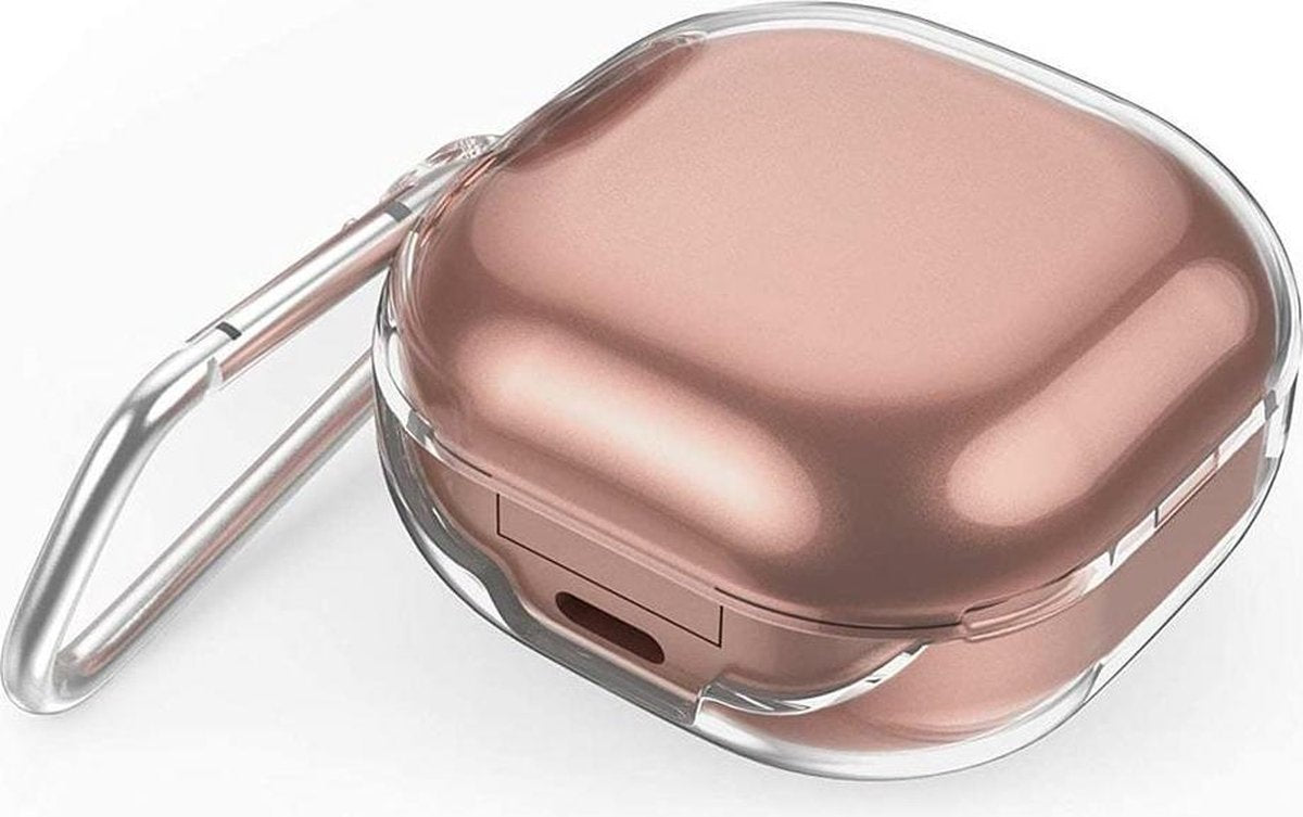 Case Cover Voor Samsung Galaxy Buds Pro / Samsung Galaxy Buds Live - Kunststof Transparant | Watchbands-shop.nl