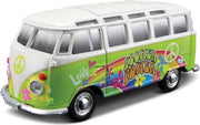 Maisto VW T1 SAMBA HIPPIE LINE groen/wit schaalmodel 1:24