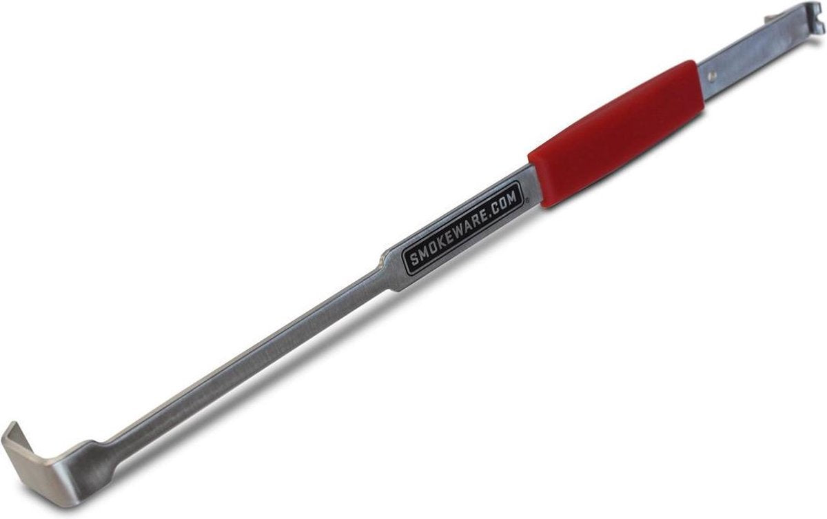 Smokeware Ash Tool 3-in-1 - Pook - Egg Lifter - RVS - Geschikt voor Bigg Green Egg & Kamado Joe