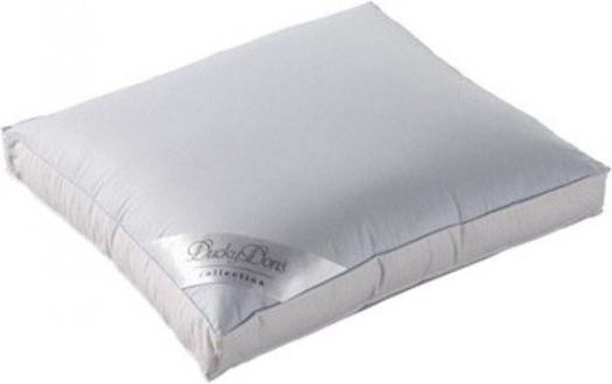 Ducky Dons Kussen - Boxkussen - 15% Dons - 50x60x8 cm - Wit