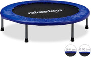 relaxdays - opvouwbaar trampoline met bungee elastiek voor kinderen tot 45 kg