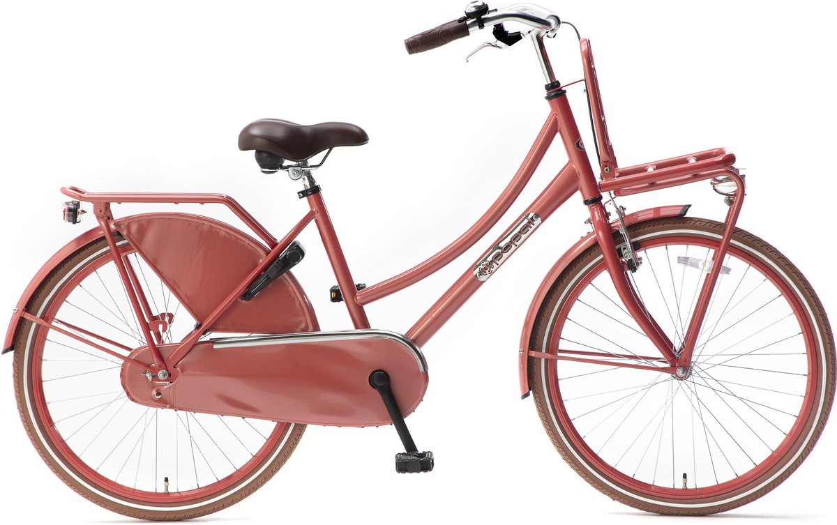 Popal Daily Dutch Basic Transportfiets - 24 inch - Flamingo