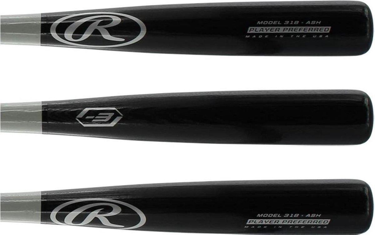 Rawlings 318RAW Player Preferred Ash Wood Batt | 34 Inch | Honkbalknuppel | Baseball |