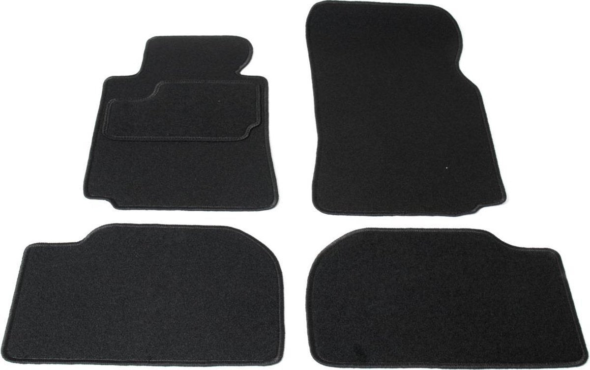 Automatten op maat - zwart stof - geschikt voor BMW 7-serie E38 sedan 1994-2001