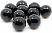 Edelsteen Losse Kralen Zwarte Toermalijn – 10 stuks (10 mm)