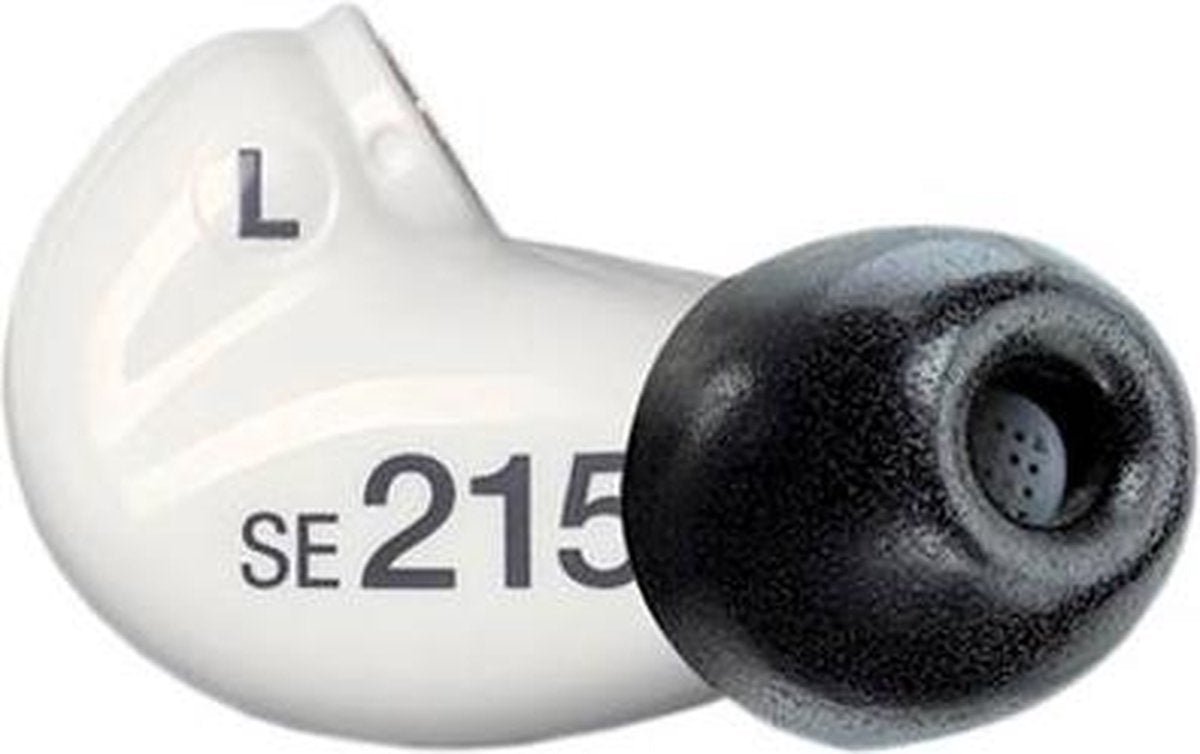 Shure SE215-WHITE-LEFT reserve earphone links wit