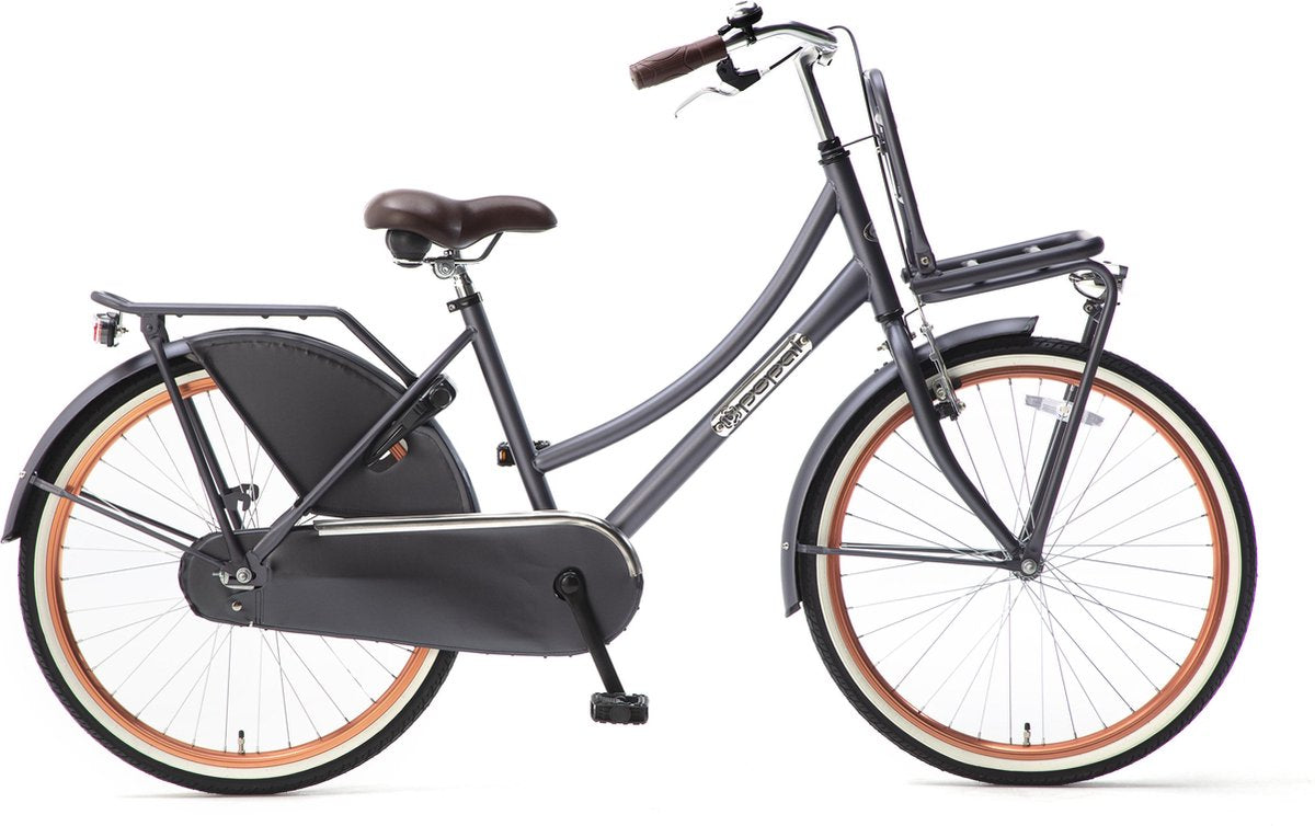 Popal Daily Dutch Basic Transportfiets - 24 inch - Petrol Blue