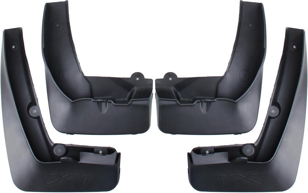 4 STUKS Auto Auto Semi-rigide PVC Spatlappen Spatborden Spatbordbescherming voor BMW X1