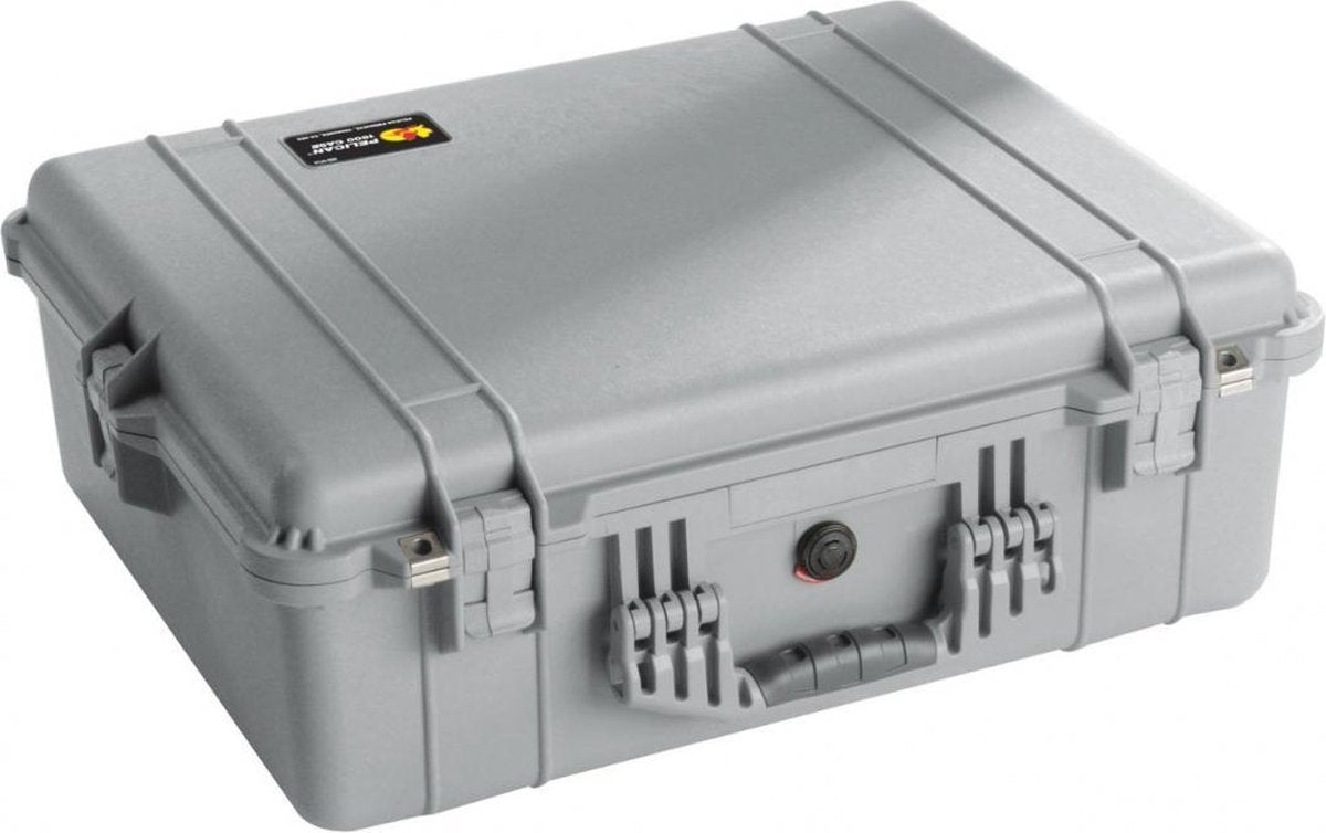 Peli Case   -   Camerakoffer   -   1600   -  Zilver   -  excl. plukschuim  61