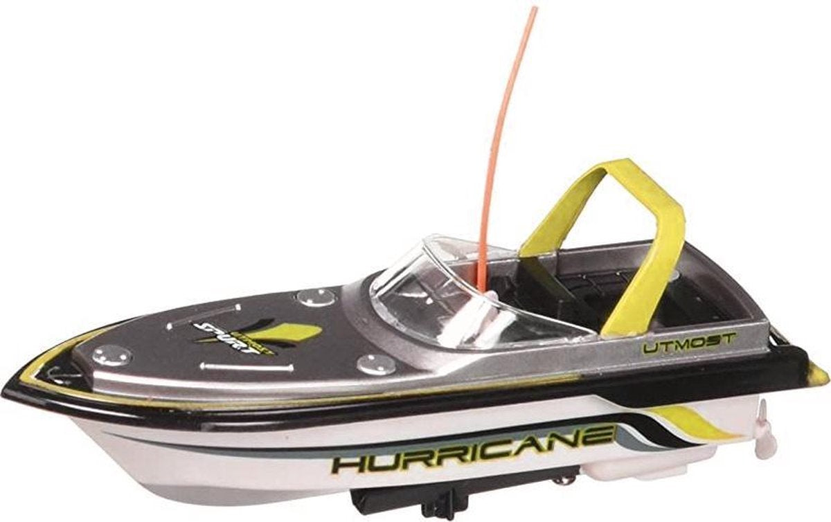 Invento Speedboot Rc Junior 16 X 7 Cm Wit/geel 6-delig