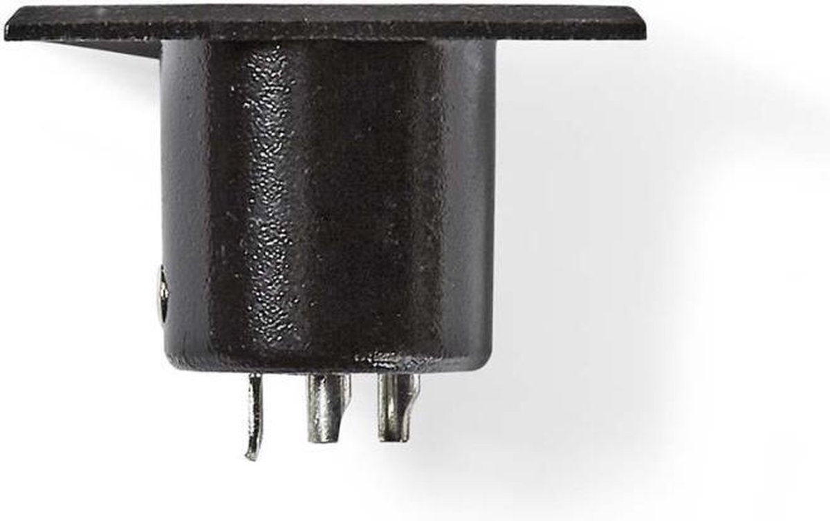 Bevestiging voor XLR-behuizing | XLR 3-pins male | Zwart