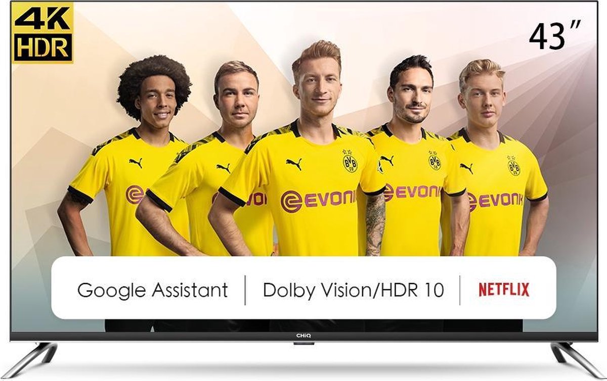 CHiQ U43H7A - 4K Ultra HD TV - Android TV - Ingebouwde Chromecast