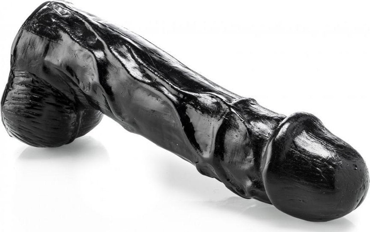 XXLTOYS - Lysandre - Large Dildo - Inbrenglengte 23 X 7 cm - Black - Uniek Design Realistische Dildo – Stevige Dildo – voor Diehards only - Made in Europe