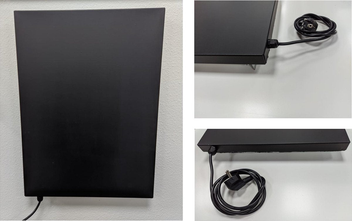 DIHS compacte wandmontage infrarood paneel 40 x 55 cm 180 Watt