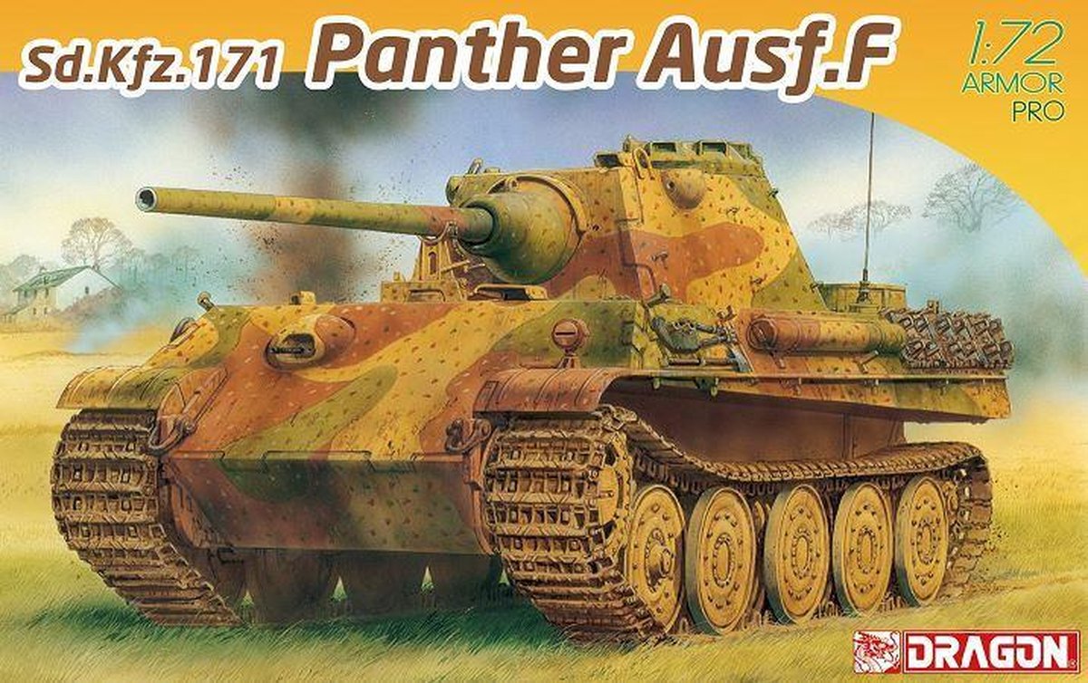 Dragon - 1/72 Sd.kfz.171 Panther Ausf.f (7/20) * - DRA7647 - modelbouwsets