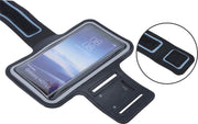 Sport armband XL tot 6.5 inch scherm - Geschikt voor iPhone 6 Plus/6s Plus/7 Plus /8 Plus/ X / XS / XS  Max/Samsung s8 Plus / s9 Plus / s10 Plus / Huawei p30  - Zwart