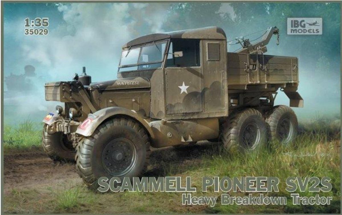 IBG | 35029 | Scammel Pioneer Sv2S Heavy Breakdown Tractor | 1:35