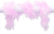 Boa prinses voor kinderen met lurex roze/wit