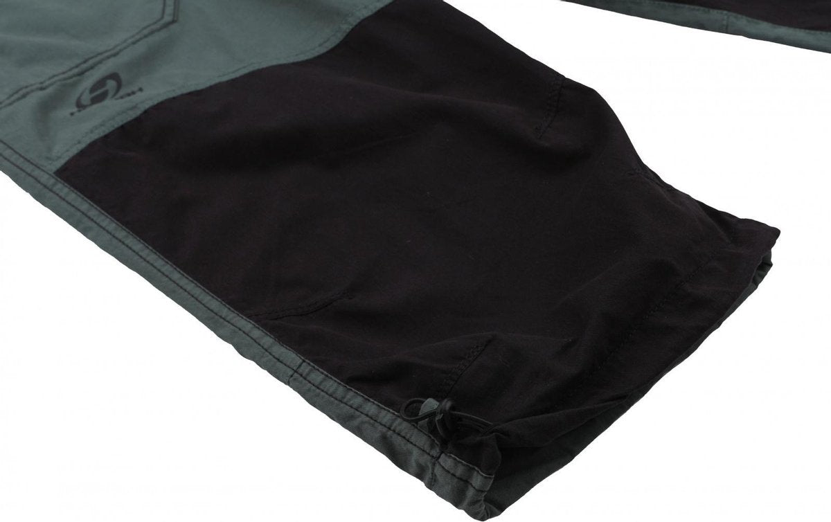 Hannah Outdoorbroek Hug Heren Katoen Antraciet/groen Maat S