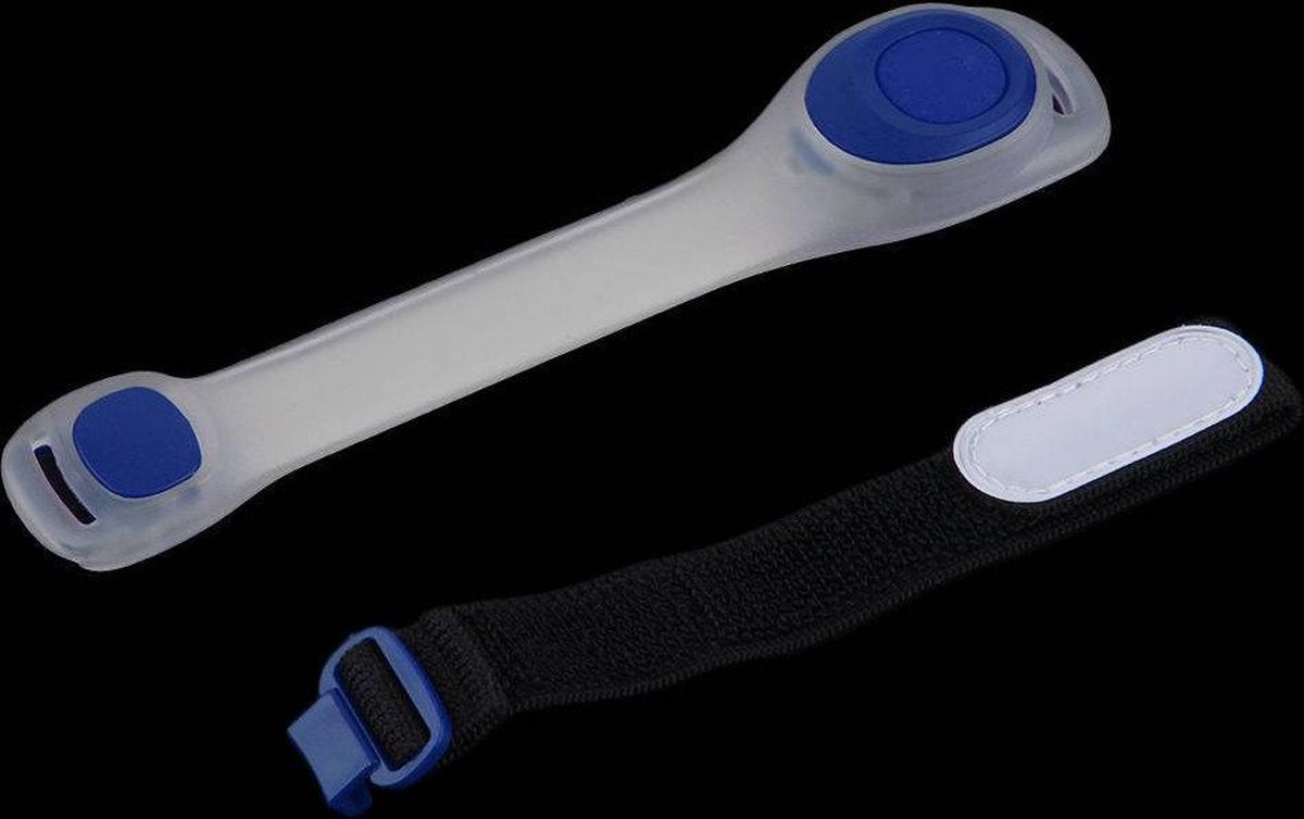 Hofftech LED Sportarmband Hardlopen Verstelbaar Deluxe - Blauw