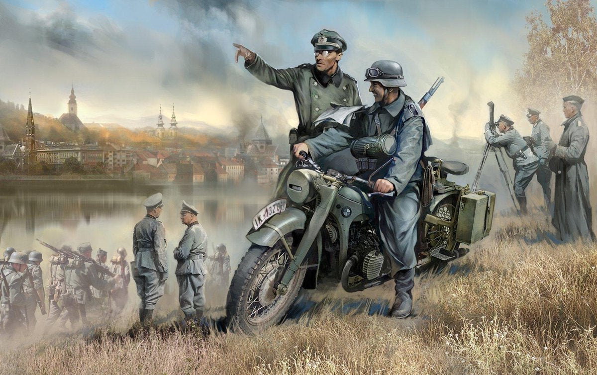 Zvezda - German Wwii Single Motorcycle R12 (Zve3632)