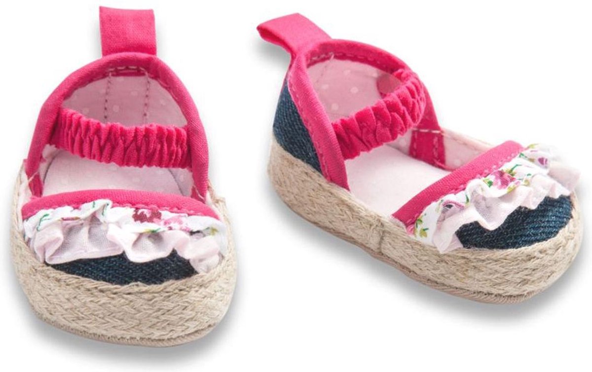 Poppenschoenen Espadrilles - Wit