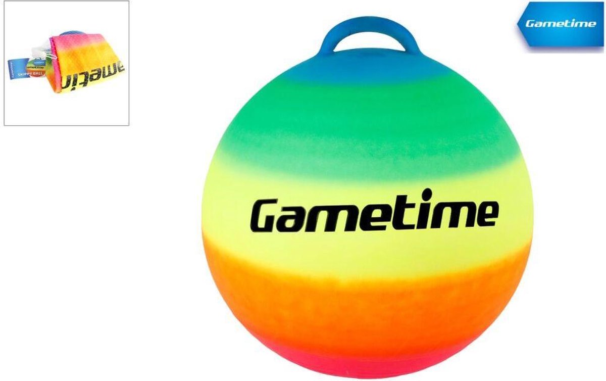 Regenboog Skippybal 55 cm