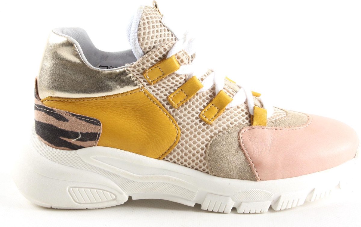 Meisjes Veterschoenen Clic Cl-9855 Rose Multi - Maat 34