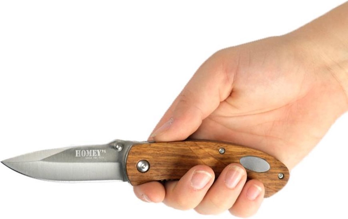 Homey’s StandBy K1 Zakmes – 17 cm – Hout