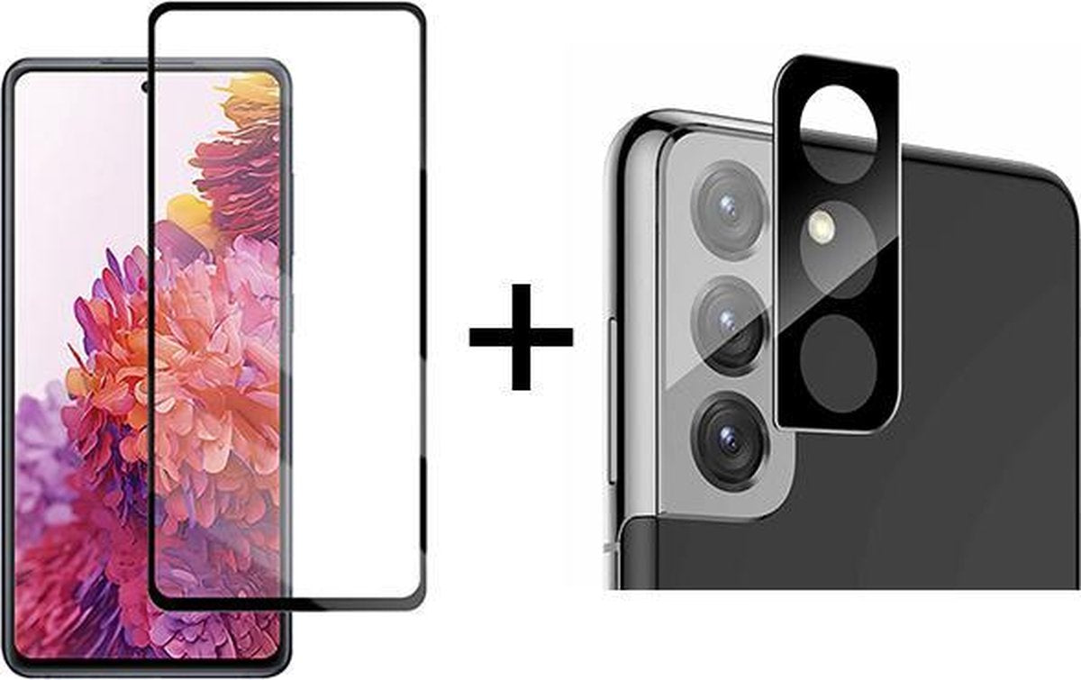 Beschermglas Samsung S21 Plus Screenprotector Full 1 stuk - Samsung Galaxy S21 Plus Screenprotector - Samsung S21 Plus Screen Protector Camera - 1 stuk