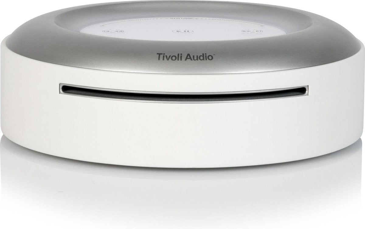 Tivoli Audio Model CD - Hifi CD-Speler met Wifi - Wit/Zilver