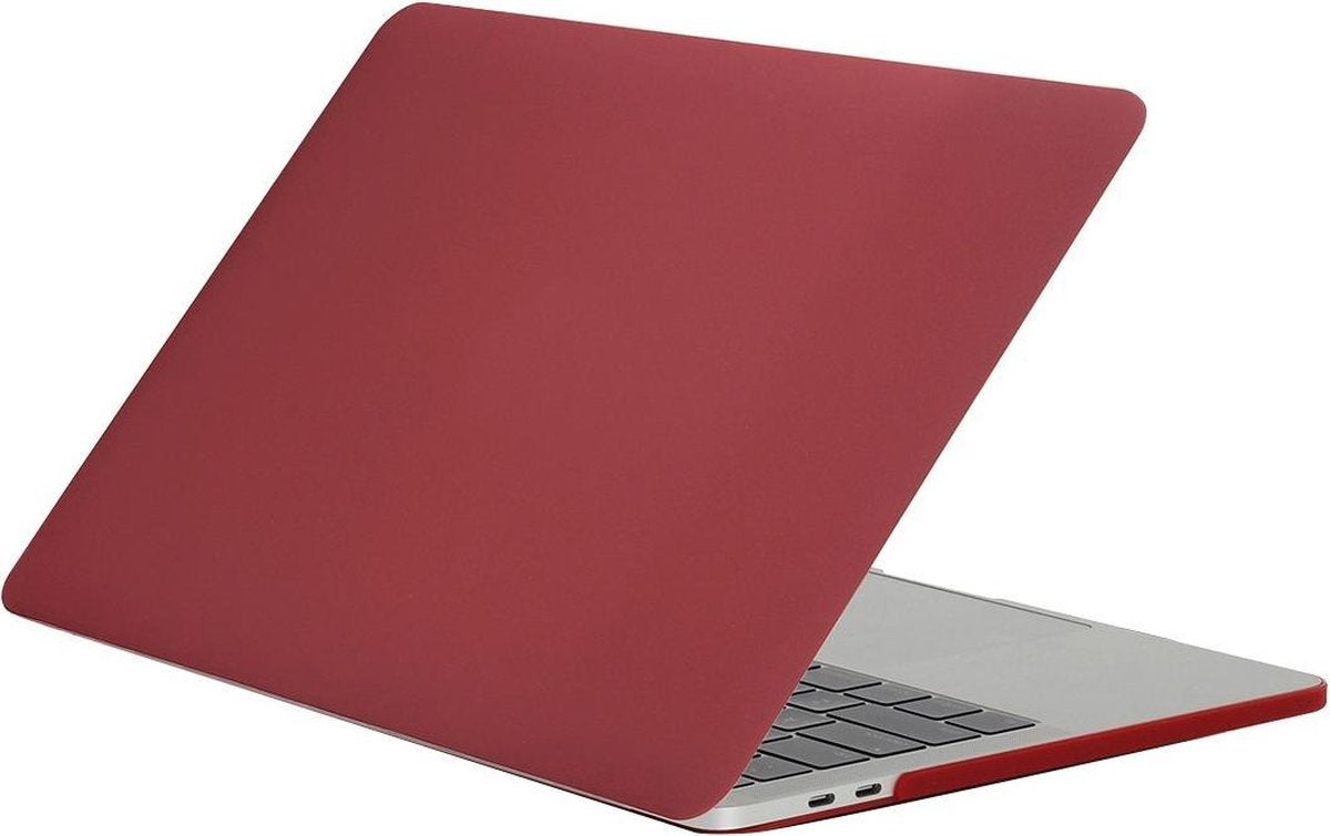 Mobigear Hard Case Frosted Bordeaux Rood Macbook Pro 13 inch Thunderbolt 3 (USB-C)