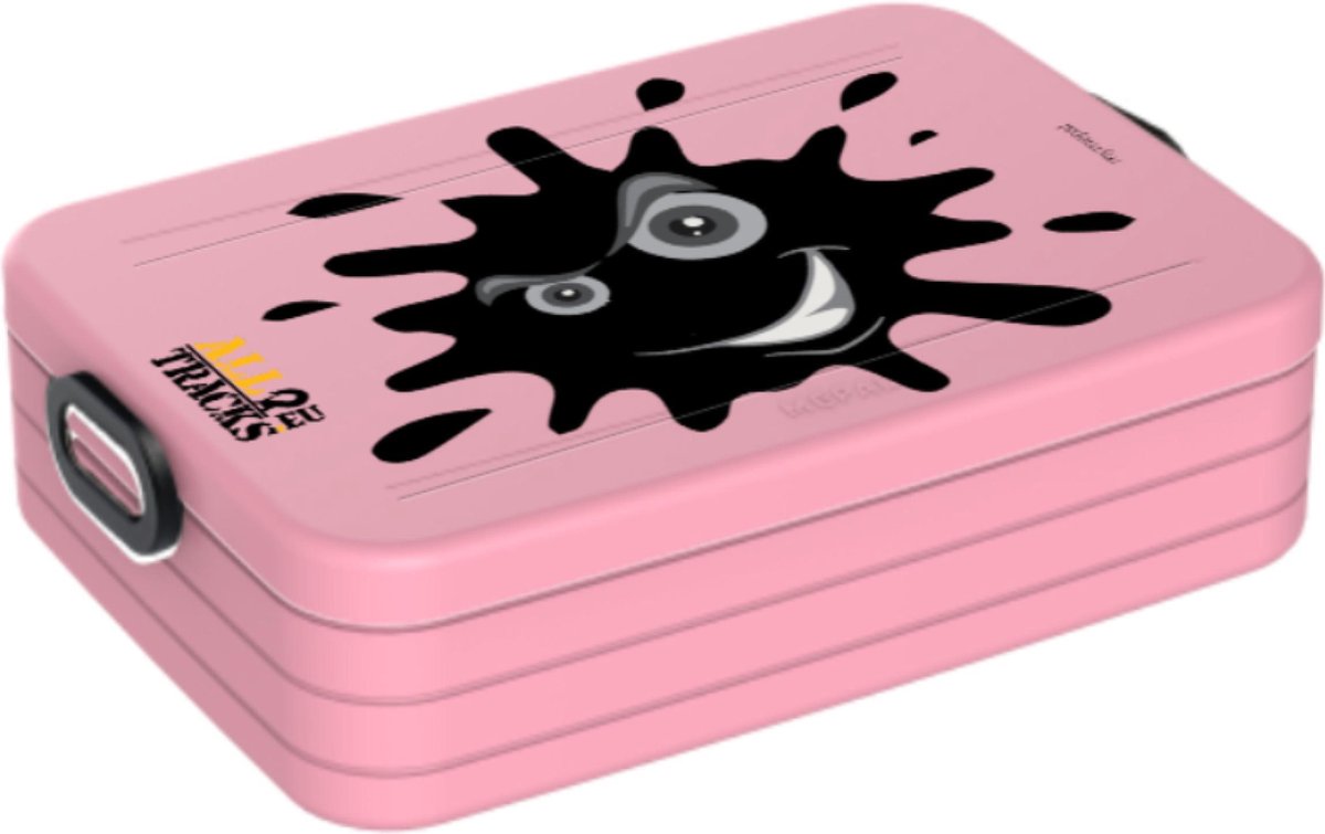Mepal Broodtrommel – Roze - Medium - Modder Splash - 4x4 Offroad