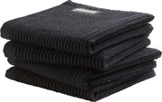 DDDDD vaatdoek Basic Clean neutral - black - 30 x 30 cm - 4 stuks