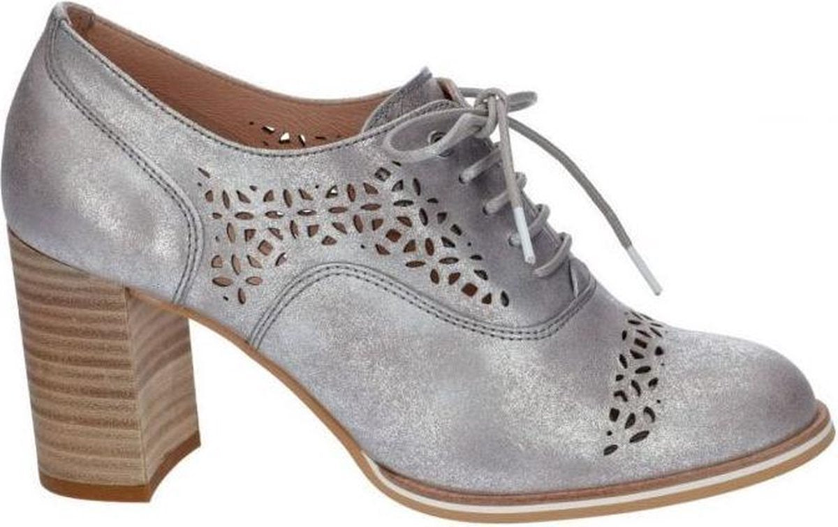 Hispanitas -Dames -  zilver - pumps & hakschoenen - maat 38½