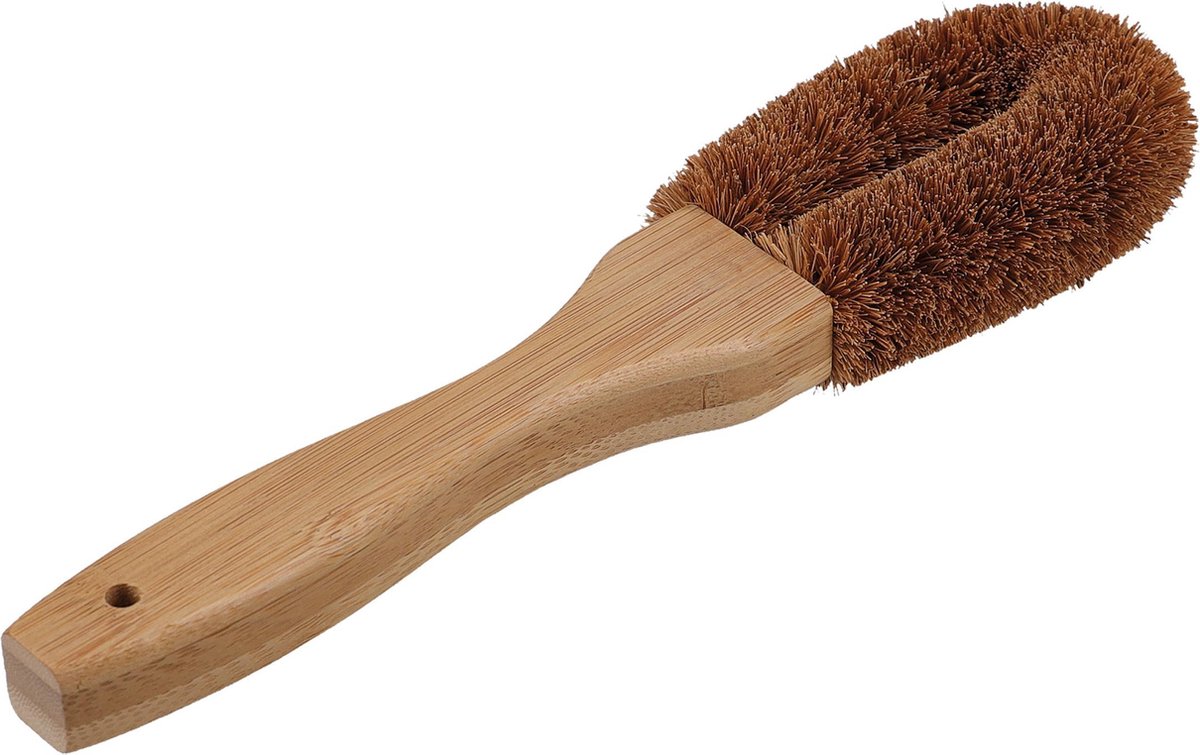 Kitchencraft Afwasborstel Natural Elements 26 Cm Bamboe Bruin