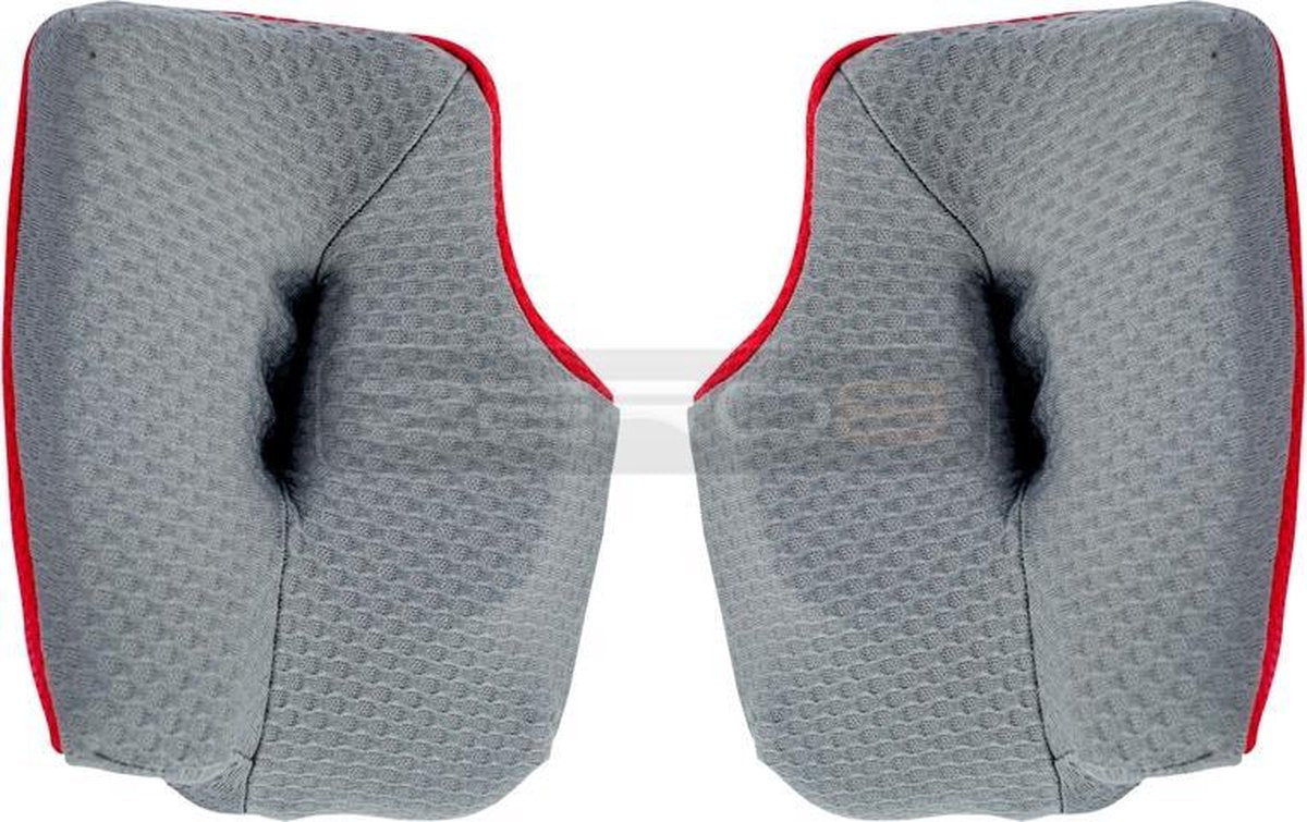Arai MX-V Wangstukken Cool Grey/Red-20mm