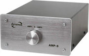 Dynavox AMP-S schakelaar voor twee versterkers op een set speakers zilver