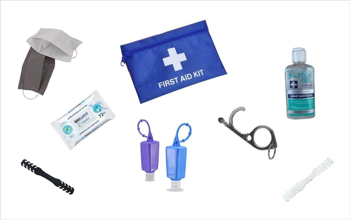 Hygiënische Safety Kit Set - Blauw