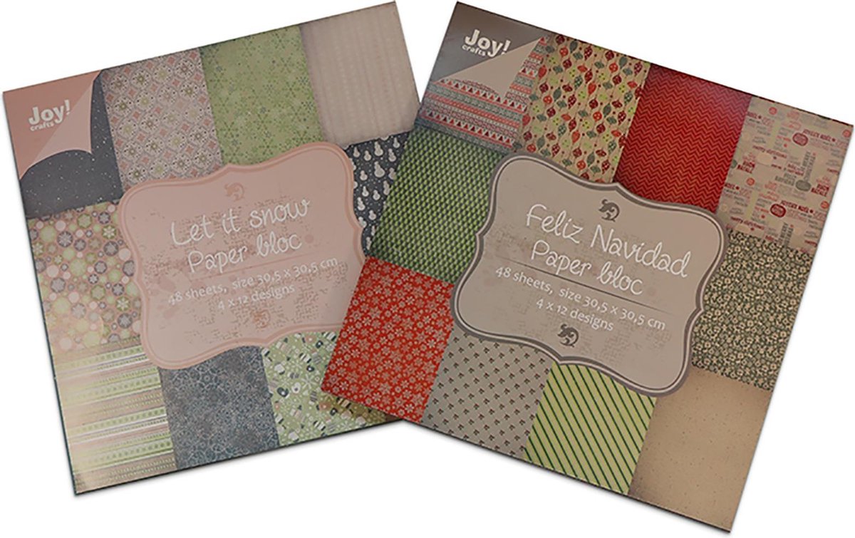 Joy!Crafts / Papierblokken /  Hobby Karton / Noor! Design / 2 x 48vel / 30