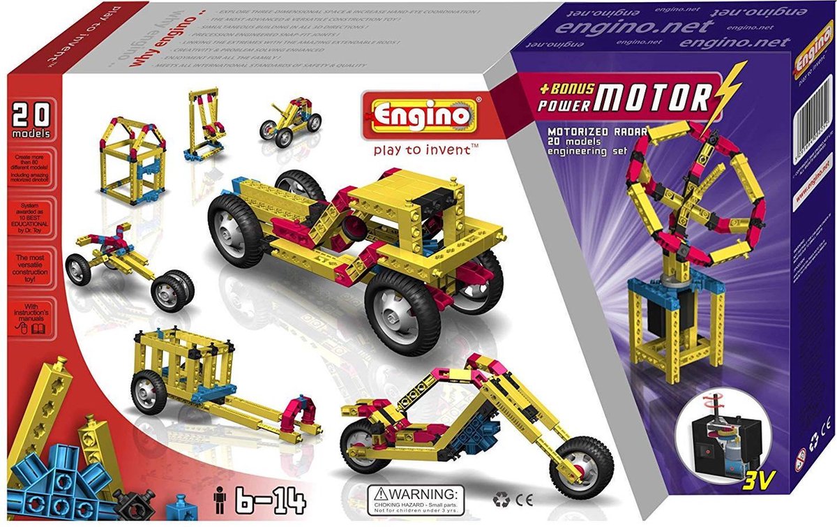 Engino 20 modellen met motor Bouwset