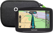 TomTom navigatiesystemen -  45 landen - europa - rijbaanbegeleiding - snelheidsassistent - inzoomen op kruising - 8 GB - incl. case.