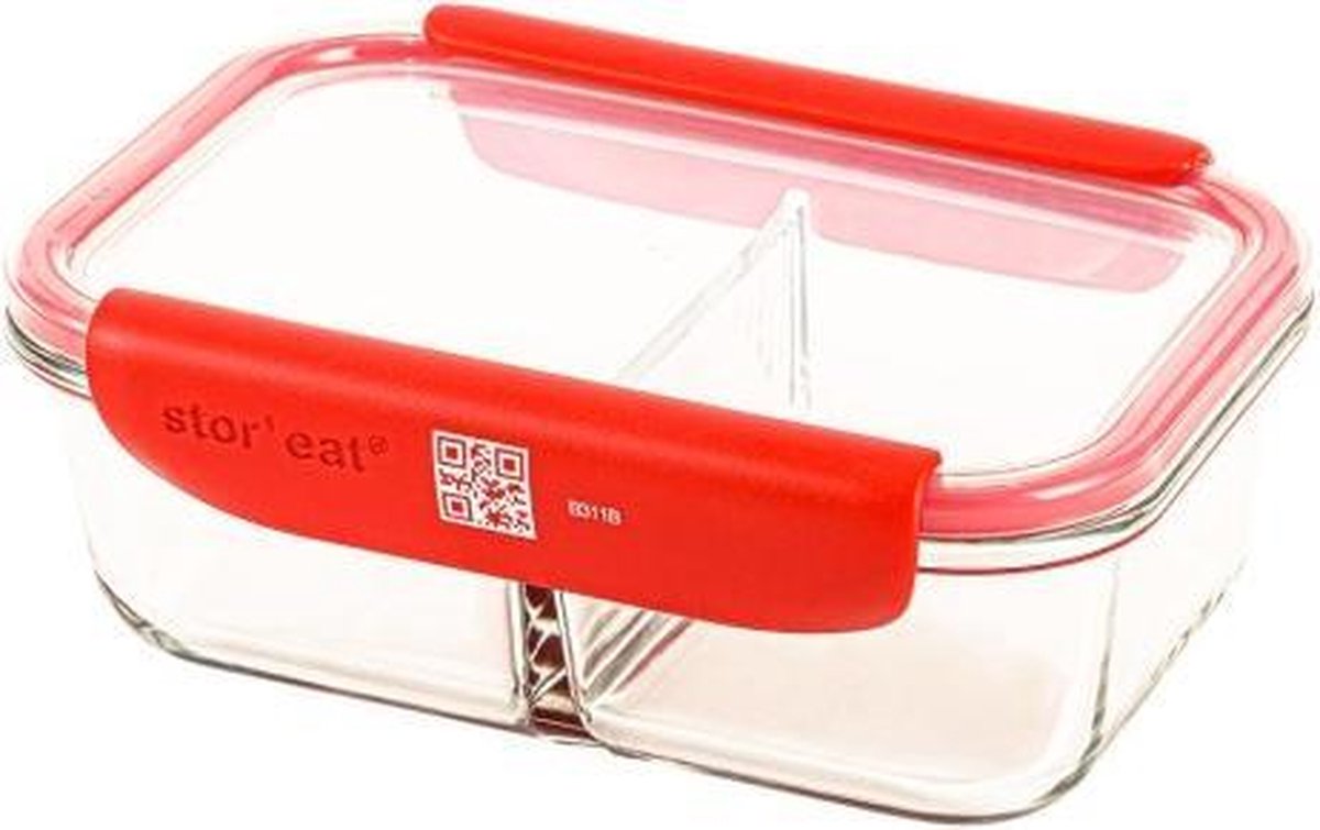 Glazen Vershouddoos met Compartiment - 1000 ml - Stor'eat - Mastrad