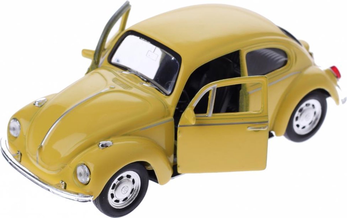 Welly Volkswagen Kever (1960) Geel 12 Cm
